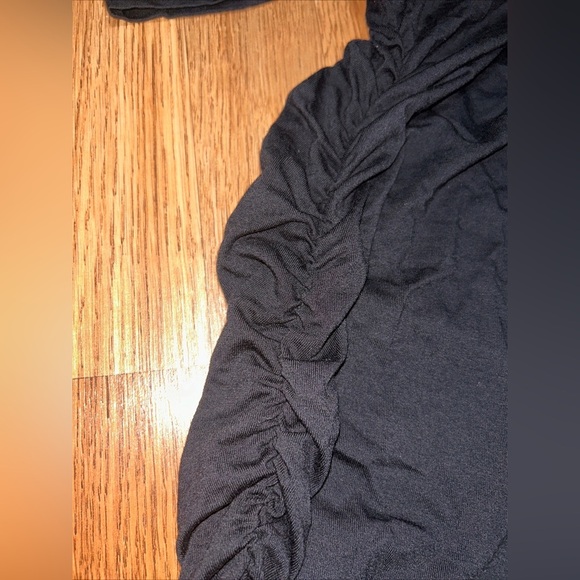 Motherhood Maternity Womens Maternity Elbow Sleeve Side Ruched Tee Shirt Dress M - Picture 5 of 7